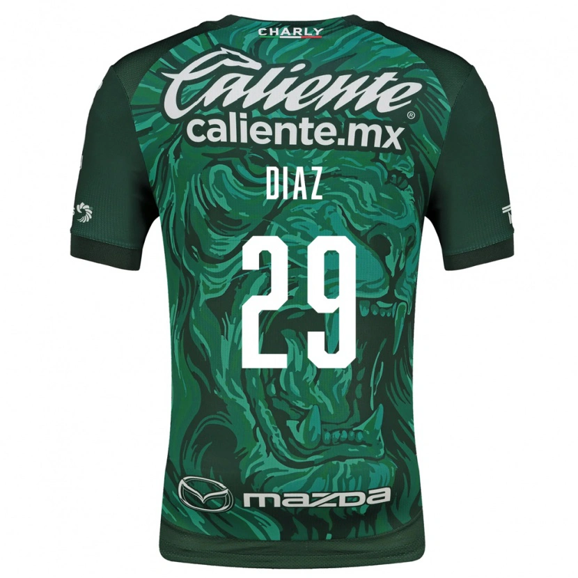 Danxen Dames Kenia Díaz #29 Groen Zwart Thuisshirt Thuistenue 2026/27 T-Shirt