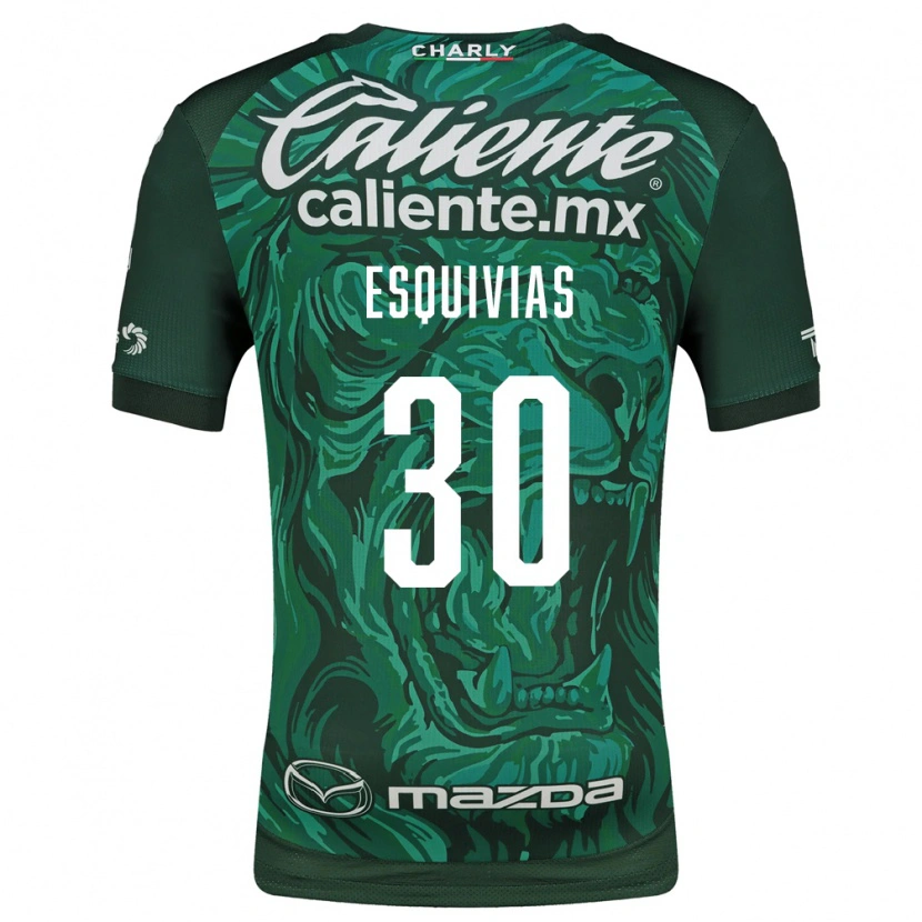 Danxen Dames Isabela Esquivias #30 Groen Zwart Thuisshirt Thuistenue 2026/27 T-Shirt