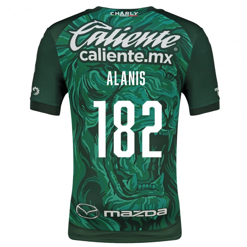 Danxen Dames Alejandro Alanís #182 Groen Zwart Thuisshirt Thuistenue 2026/27 T-Shirt