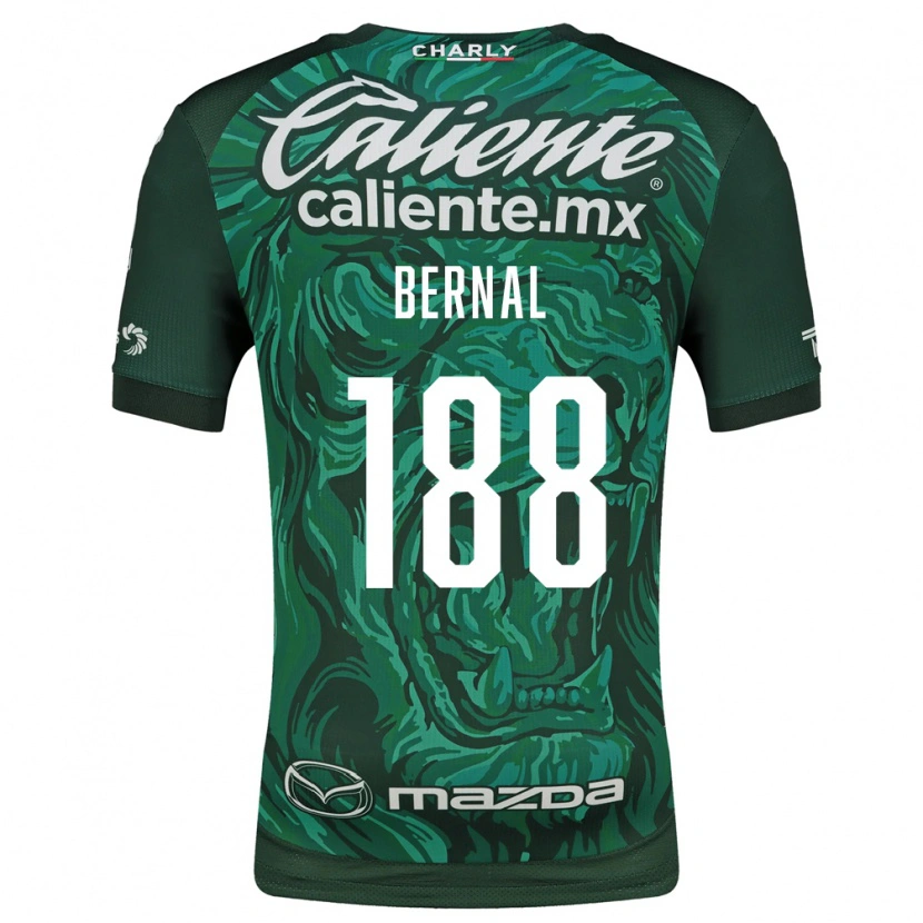 Danxen Dames Juan Bernal #188 Groen Zwart Thuisshirt Thuistenue 2026/27 T-Shirt