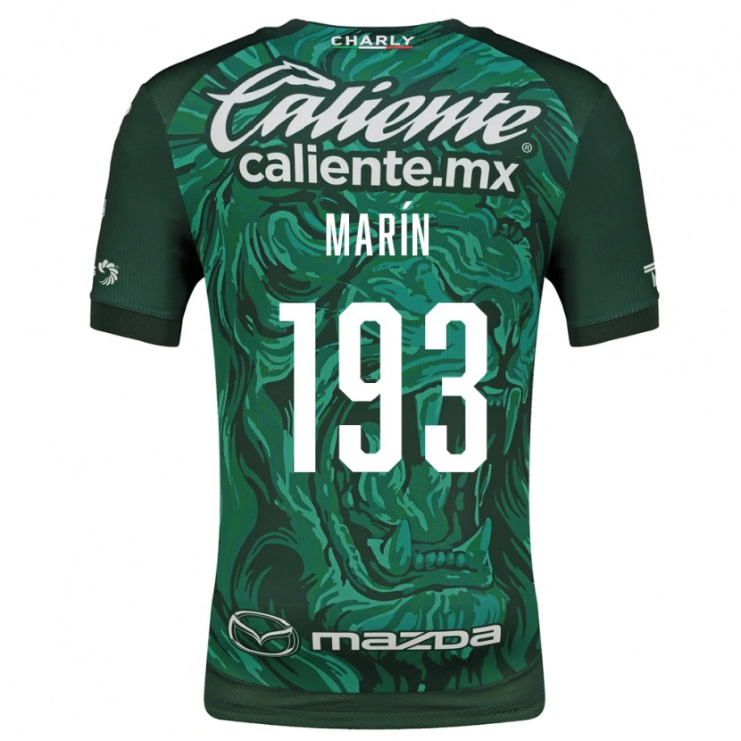 Danxen Dames Duilio Marín #193 Groen Zwart Thuisshirt Thuistenue 2026/27 T-Shirt