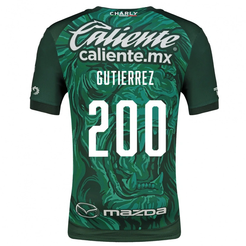 Danxen Dames Alan Gutiérrez #200 Groen Zwart Thuisshirt Thuistenue 2026/27 T-Shirt