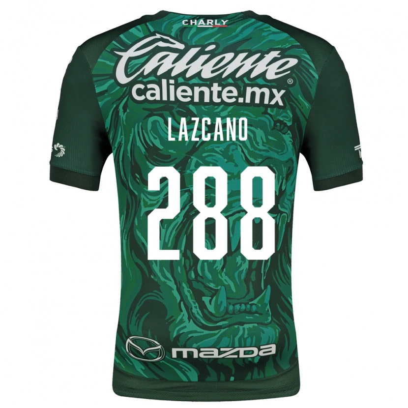 Danxen Dames Evan Lazcano #288 Groen Zwart Thuisshirt Thuistenue 2026/27 T-Shirt