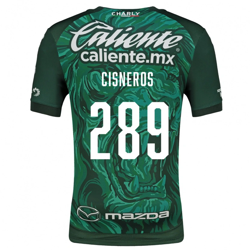 Danxen Dames Santiago Cisneros #289 Groen Zwart Thuisshirt Thuistenue 2026/27 T-Shirt