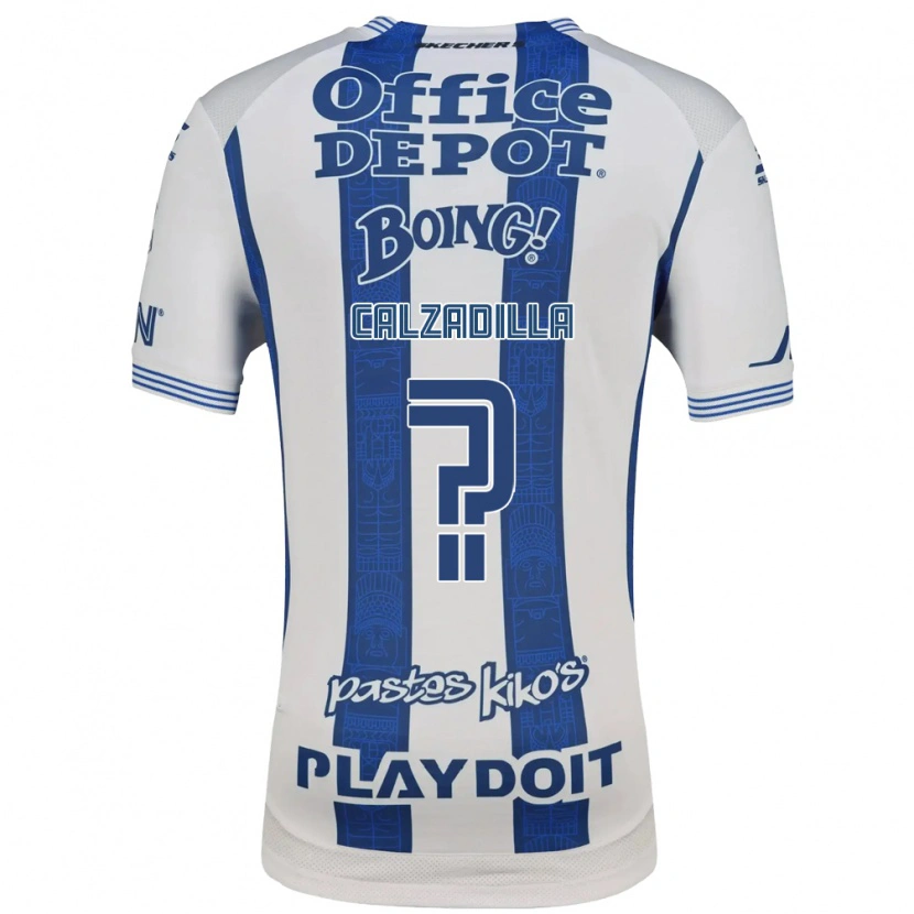 Danxen Dames Luis Calzadilla #0 Wit Marineblauw Thuisshirt Thuistenue 2026/27 T-Shirt