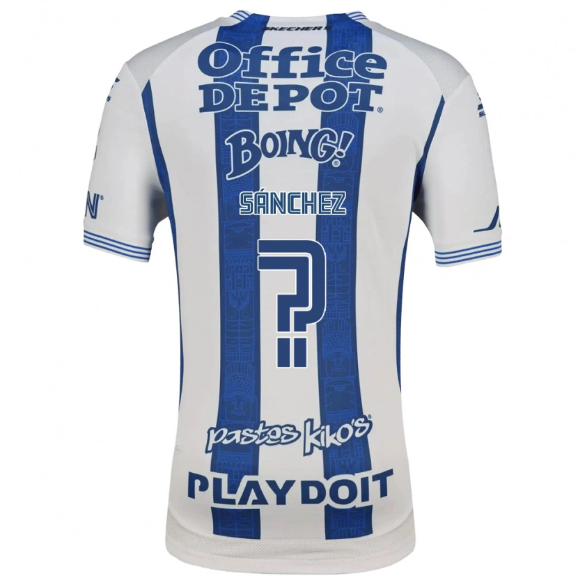 Danxen Dames Leonardo Sánchez #0 Wit Marineblauw Thuisshirt Thuistenue 2026/27 T-Shirt