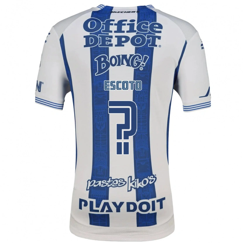 Danxen Dames Alan Escoto #0 Wit Marineblauw Thuisshirt Thuistenue 2026/27 T-Shirt