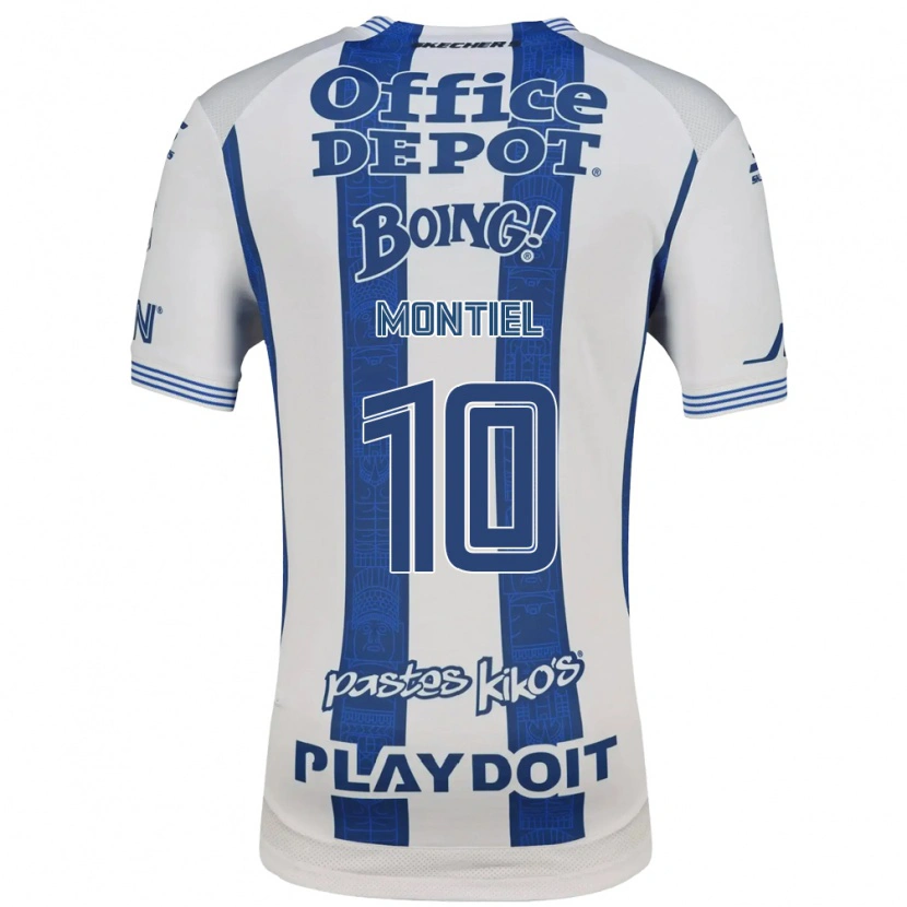 Danxen Dames Elías Montiel #10 Wit Marineblauw Thuisshirt Thuistenue 2026/27 T-Shirt