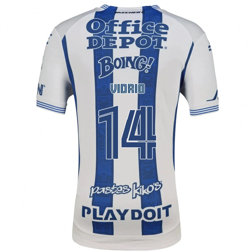 Danxen Dames Nailea Vidrio #14 Wit Marineblauw Thuisshirt Thuistenue 2026/27 T-Shirt