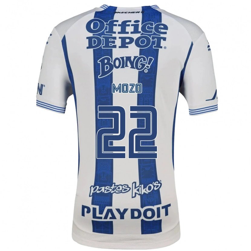 Danxen Dames Alan Mozo #22 Wit Marineblauw Thuisshirt Thuistenue 2026/27 T-Shirt