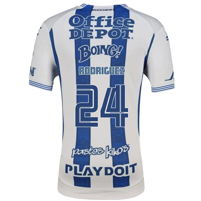 Danxen Dames Luis Rodriguez #24 Wit Marineblauw Thuisshirt Thuistenue 2026/27 T-Shirt