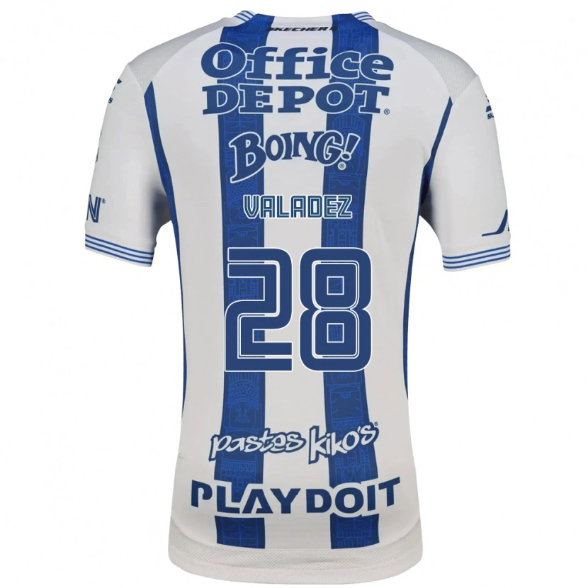 Danxen Dames Julia Valadez #28 Wit Marineblauw Thuisshirt Thuistenue 2026/27 T-Shirt