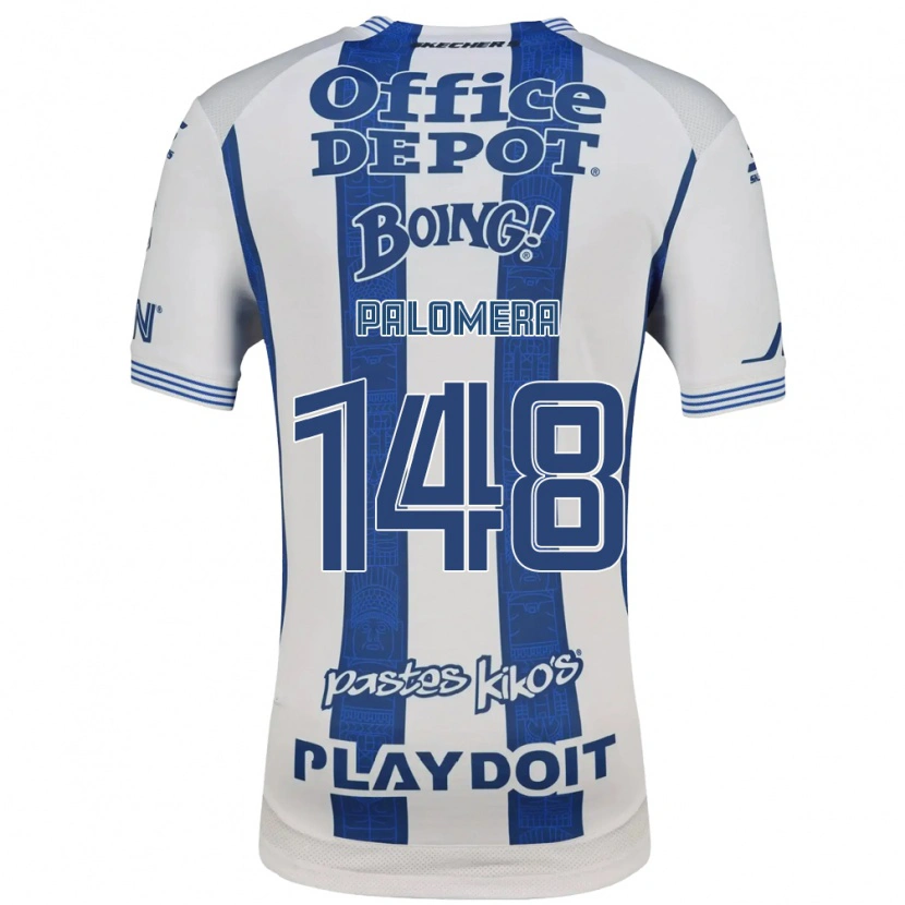 Danxen Dames Hugo Palomera #148 Wit Marineblauw Thuisshirt Thuistenue 2026/27 T-Shirt