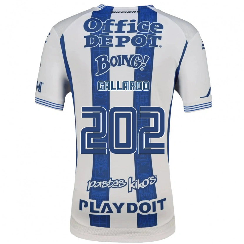 Danxen Dames Héctor Gallardo #202 Wit Marineblauw Thuisshirt Thuistenue 2026/27 T-Shirt