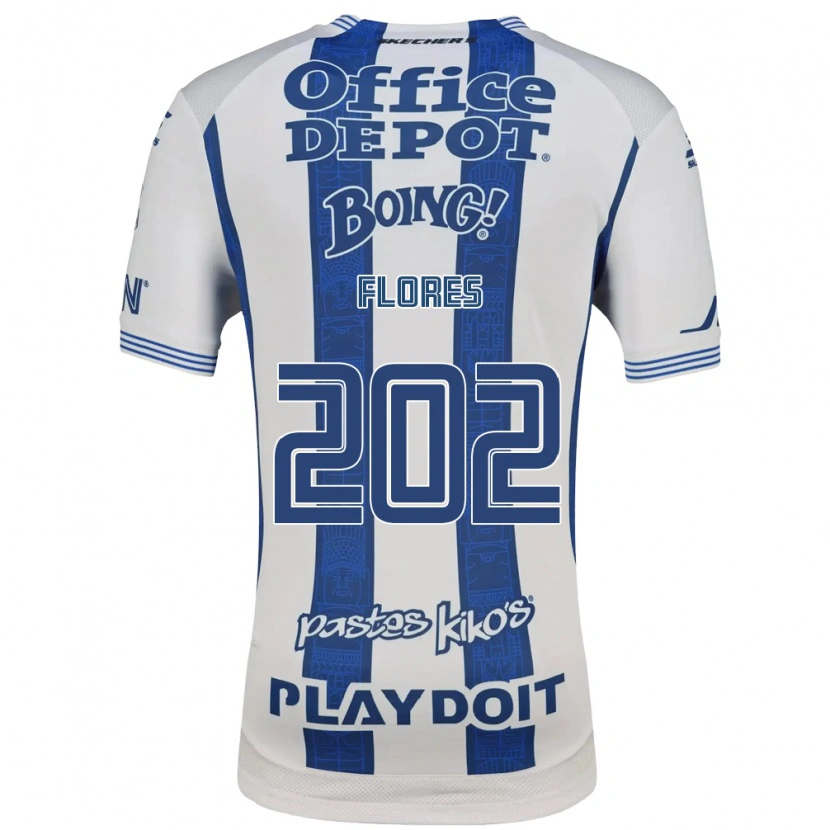 Danxen Dames Luis Flores #202 Wit Marineblauw Thuisshirt Thuistenue 2026/27 T-Shirt
