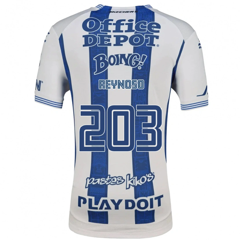Danxen Dames Braulio Reynoso #203 Wit Marineblauw Thuisshirt Thuistenue 2026/27 T-Shirt