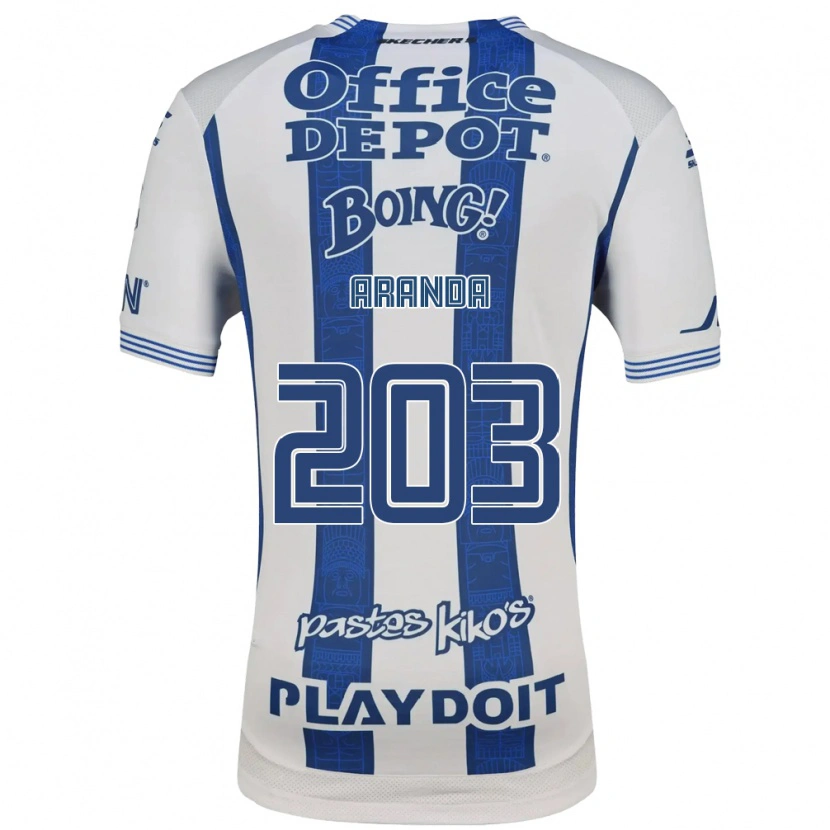 Danxen Dames Juan Aranda #203 Wit Marineblauw Thuisshirt Thuistenue 2026/27 T-Shirt