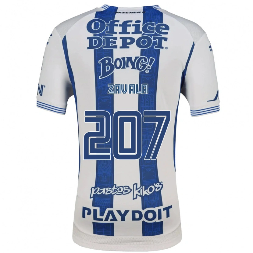 Danxen Dames Ian Zavala #207 Wit Marineblauw Thuisshirt Thuistenue 2026/27 T-Shirt