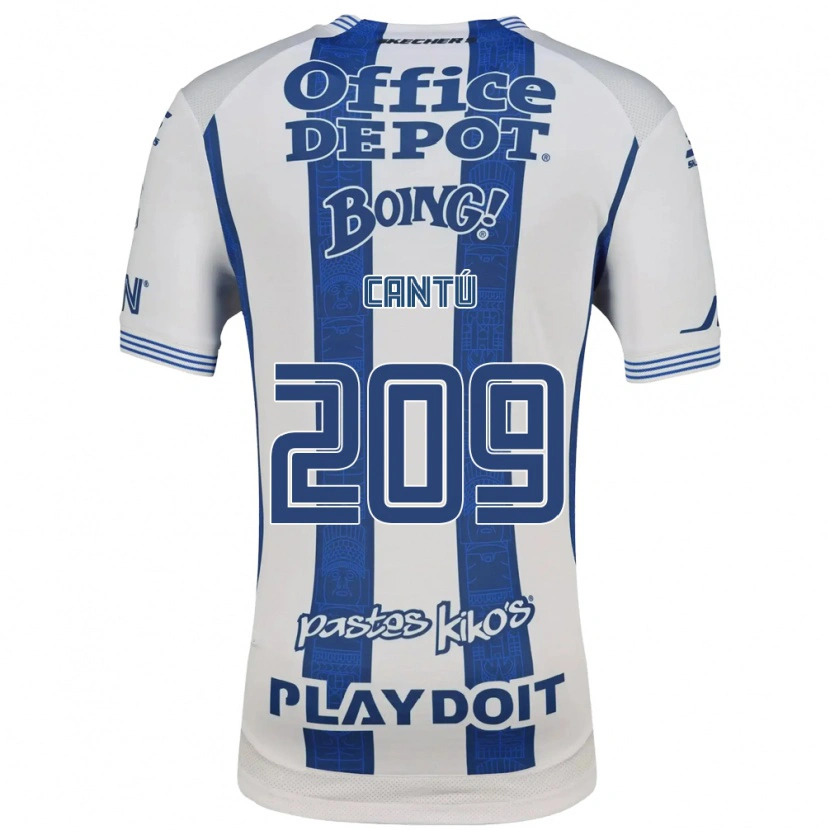 Danxen Dames Juan Cantú #209 Wit Marineblauw Thuisshirt Thuistenue 2026/27 T-Shirt