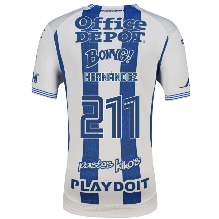 Danxen Dames Cristóbal Hernández #211 Wit Marineblauw Thuisshirt Thuistenue 2026/27 T-Shirt