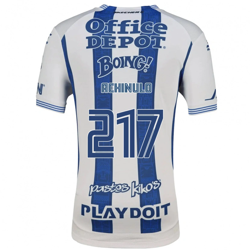 Danxen Dames Princewill Achinulo #217 Wit Marineblauw Thuisshirt Thuistenue 2026/27 T-Shirt