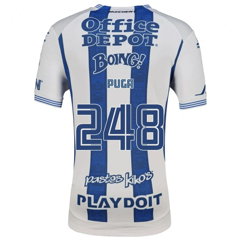 Danxen Dames Luis Puga #248 Wit Marineblauw Thuisshirt Thuistenue 2026/27 T-Shirt