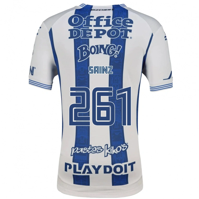 Danxen Dames Diego Sáinz #261 Wit Marineblauw Thuisshirt Thuistenue 2026/27 T-Shirt