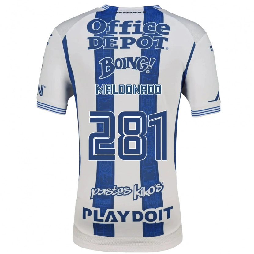 Danxen Dames Iker Maldonado #281 Wit Marineblauw Thuisshirt Thuistenue 2026/27 T-Shirt