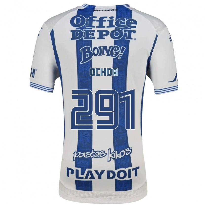 Danxen Dames Matteo Ochoa #291 Wit Marineblauw Thuisshirt Thuistenue 2026/27 T-Shirt