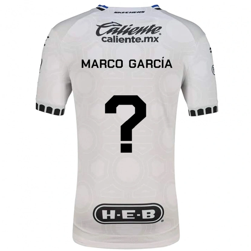 Danxen Dames Marco Garcia #0 Wit Zwart Blauw Thuisshirt Thuistenue 2026/27 T-Shirt