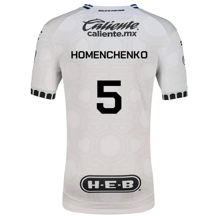 Danxen Dames Santiago Homenchenko #5 Wit Zwart Blauw Thuisshirt Thuistenue 2026/27 T-Shirt