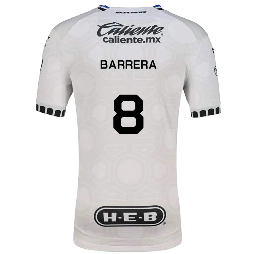 Danxen Dames Pablo Barrera #8 Wit Zwart Blauw Thuisshirt Thuistenue 2026/27 T-Shirt