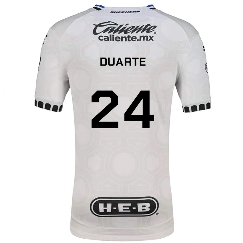 Danxen Dames Bayron Duarte #24 Wit Zwart Blauw Thuisshirt Thuistenue 2026/27 T-Shirt