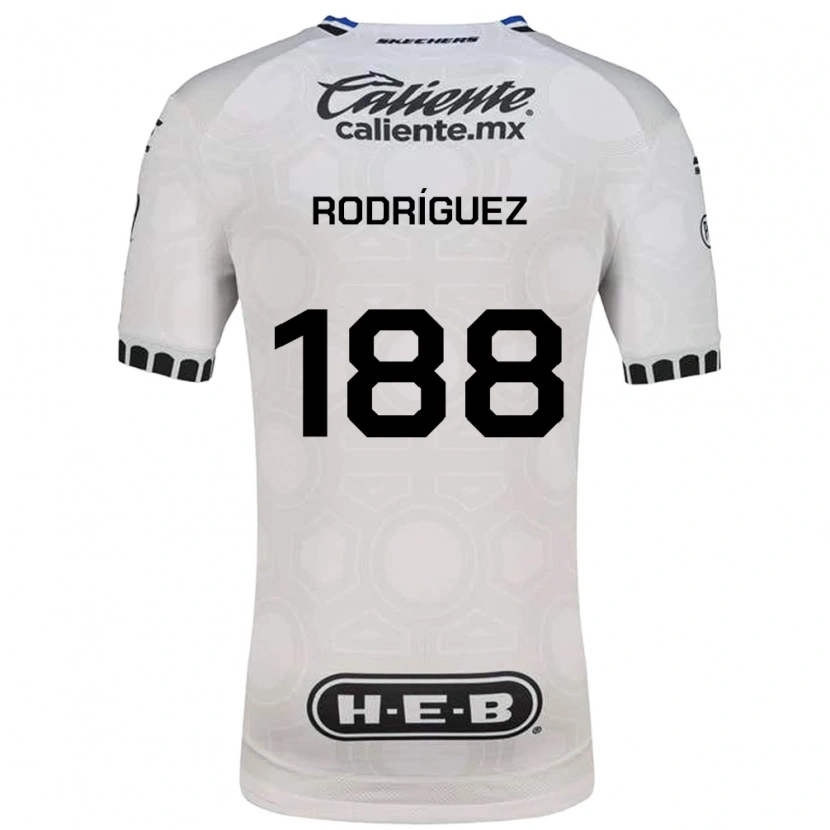 Danxen Dames Darío Rodríguez #188 Wit Zwart Blauw Thuisshirt Thuistenue 2026/27 T-Shirt