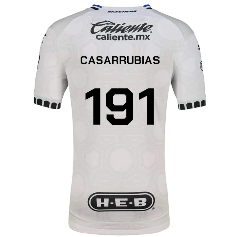 Danxen Dames Aaron Casarrubias #191 Wit Zwart Blauw Thuisshirt Thuistenue 2026/27 T-Shirt