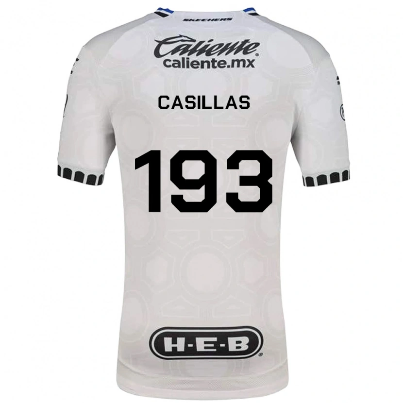 Danxen Dames Mauricio Casillas #193 Wit Zwart Blauw Thuisshirt Thuistenue 2026/27 T-Shirt