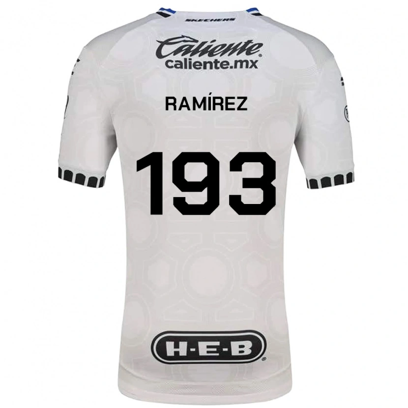 Danxen Dames Ángel Ramírez #193 Wit Zwart Blauw Thuisshirt Thuistenue 2026/27 T-Shirt