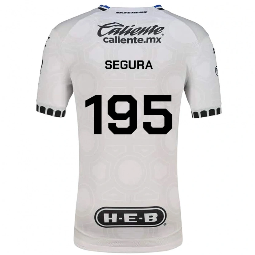 Danxen Dames Rubén Segura #195 Wit Zwart Blauw Thuisshirt Thuistenue 2026/27 T-Shirt