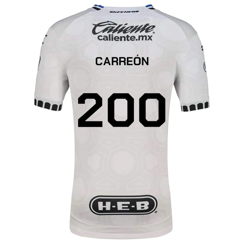 Danxen Dames Cristian Carreón #200 Wit Zwart Blauw Thuisshirt Thuistenue 2026/27 T-Shirt