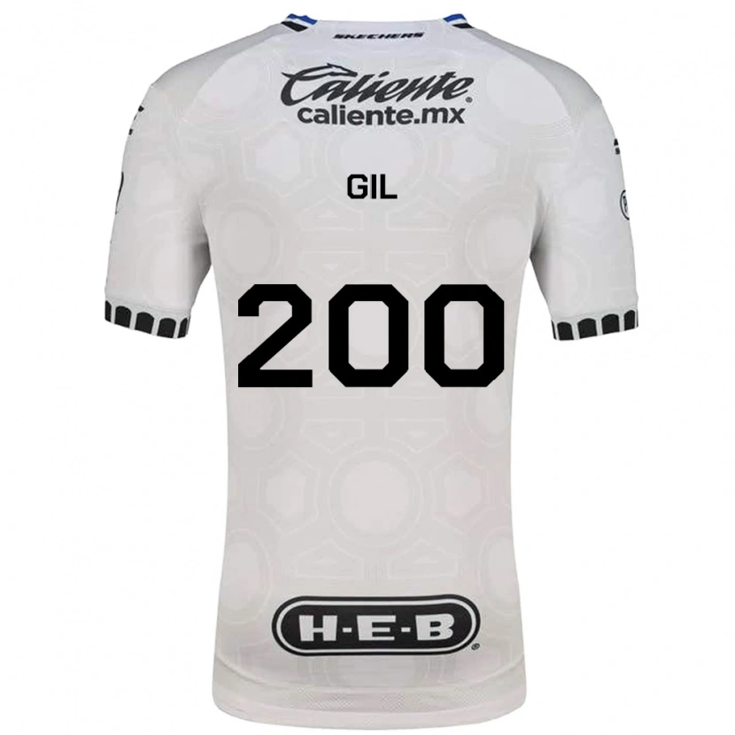 Danxen Dames Gerardo Gil #200 Wit Zwart Blauw Thuisshirt Thuistenue 2026/27 T-Shirt