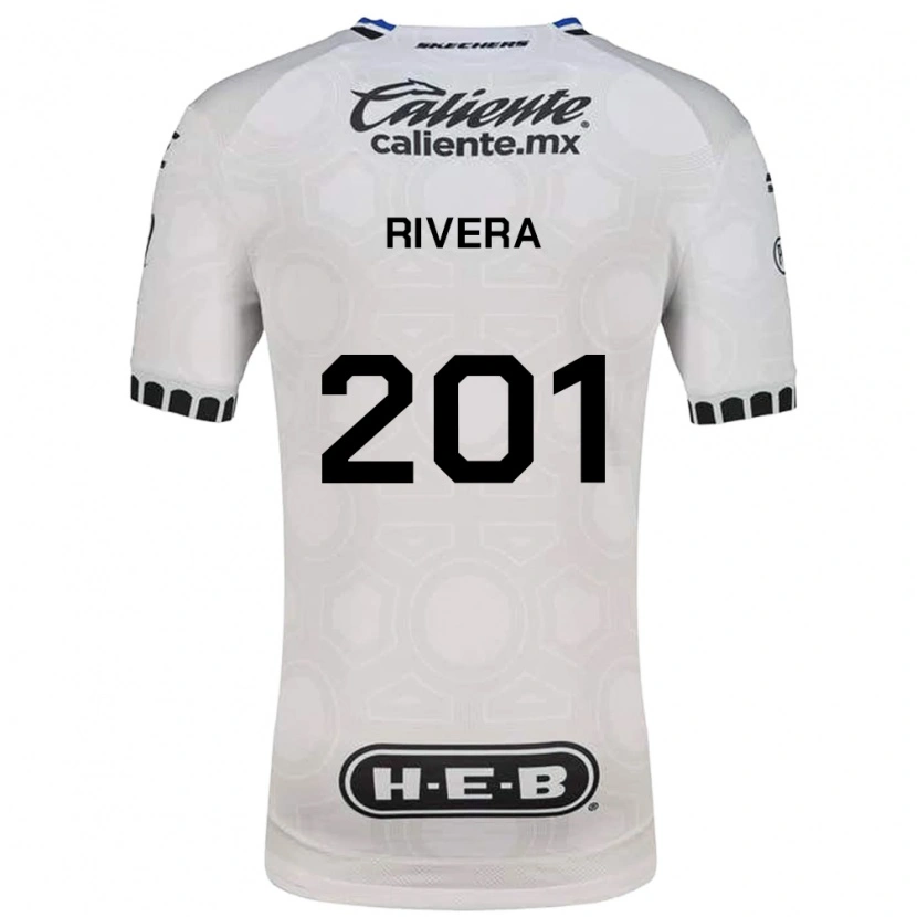 Danxen Dames Christian Rivera #201 Wit Zwart Blauw Thuisshirt Thuistenue 2026/27 T-Shirt