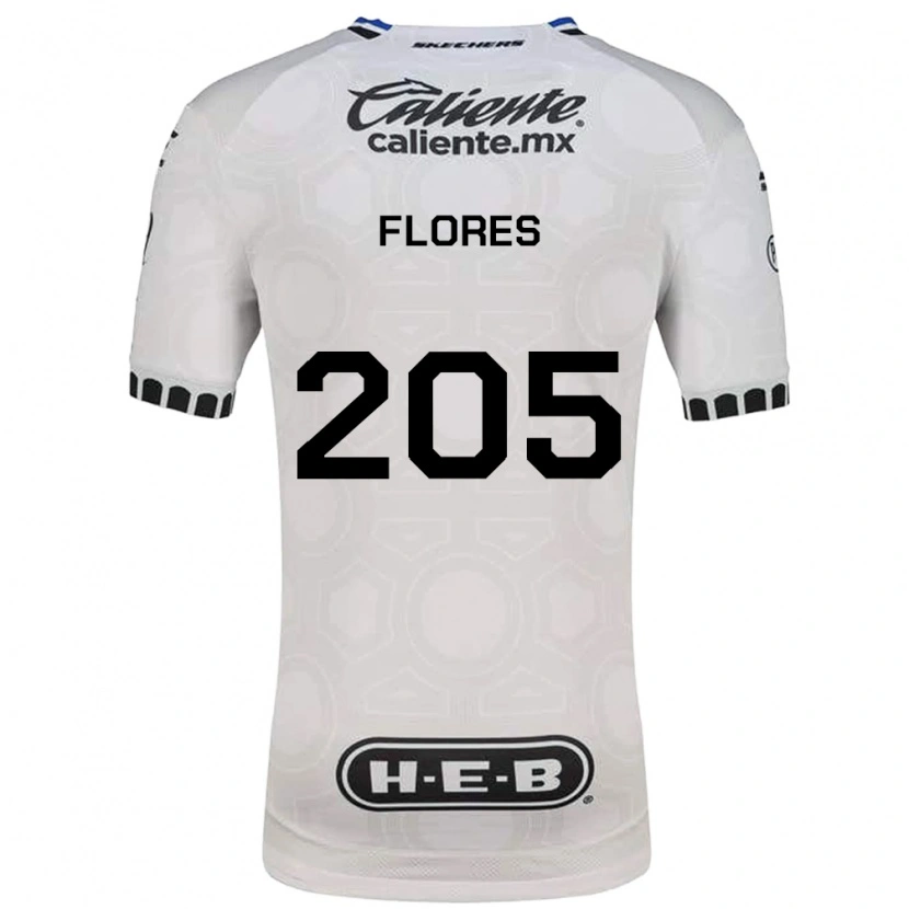 Danxen Dames Rolando Flores #205 Wit Zwart Blauw Thuisshirt Thuistenue 2026/27 T-Shirt