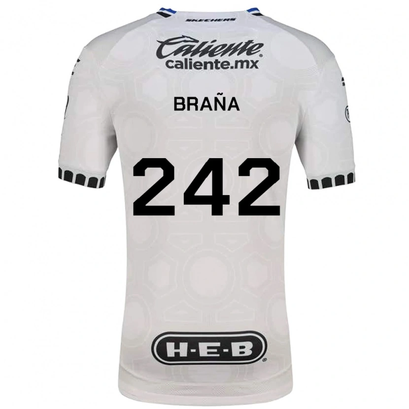 Danxen Dames Armando Braña #242 Wit Zwart Blauw Thuisshirt Thuistenue 2026/27 T-Shirt
