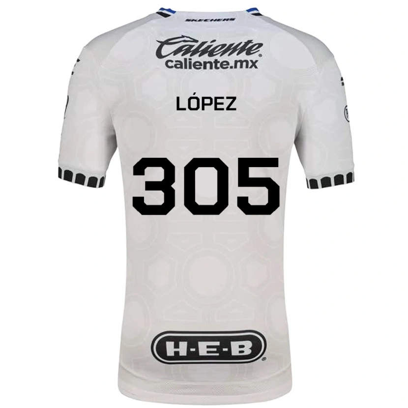 Danxen Dames Noé López #305 Wit Zwart Blauw Thuisshirt Thuistenue 2026/27 T-Shirt