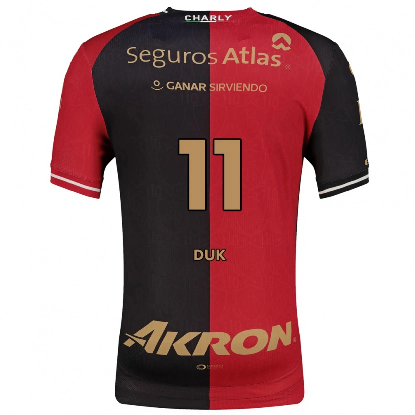 Danxen Dames Duk #11 Rood Zwart Bruin Thuisshirt Thuistenue 2026/27 T-Shirt