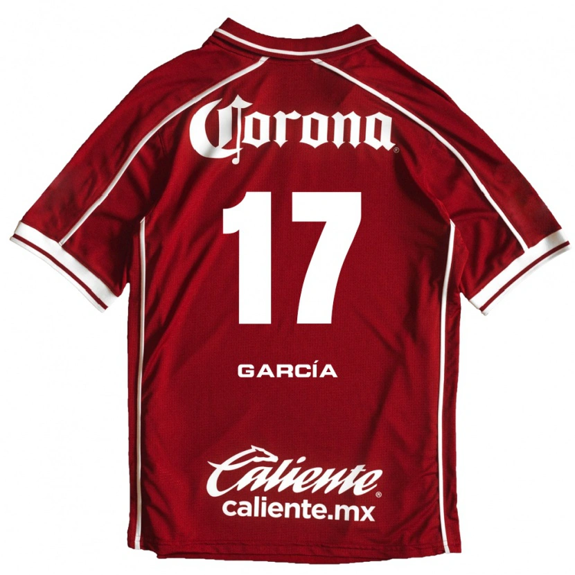 Danxen Dames Brian García #17 Wit Rood Thuisshirt Thuistenue 2026/27 T-Shirt