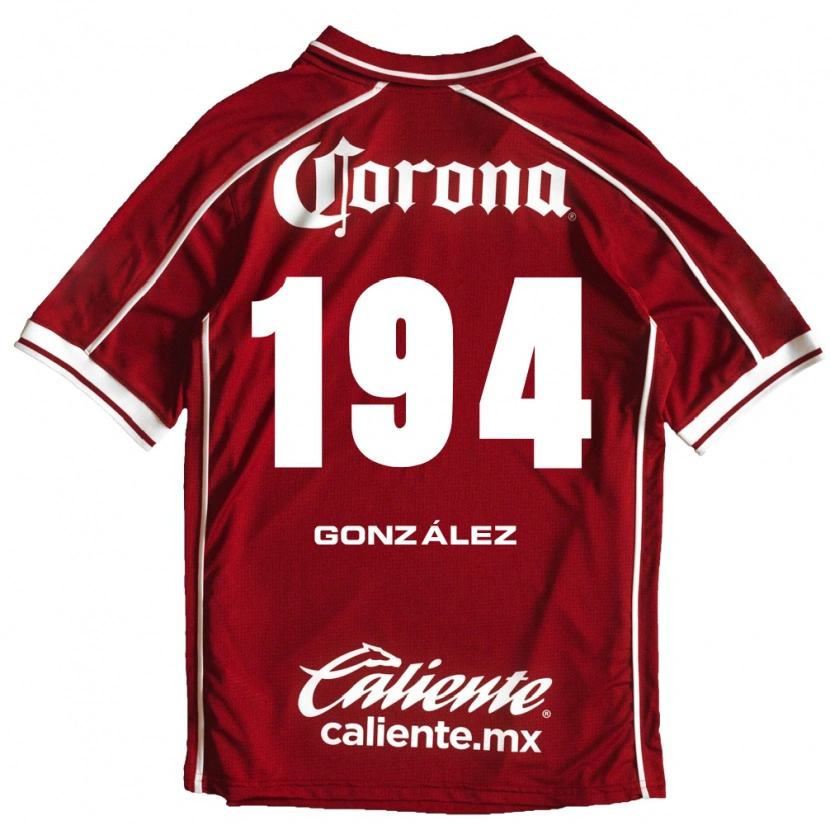 Danxen Dames Cristopher González #194 Wit Rood Thuisshirt Thuistenue 2026/27 T-Shirt
