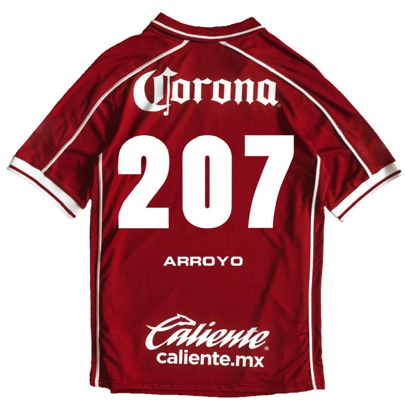 Danxen Dames José Arroyo #207 Wit Rood Thuisshirt Thuistenue 2026/27 T-Shirt