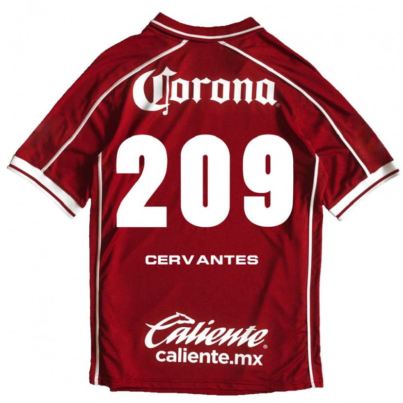 Danxen Dames Axel Cervantes #209 Wit Rood Thuisshirt Thuistenue 2026/27 T-Shirt