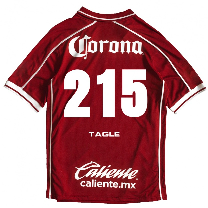 Danxen Dames Alessandro Tagle #215 Wit Rood Thuisshirt Thuistenue 2026/27 T-Shirt